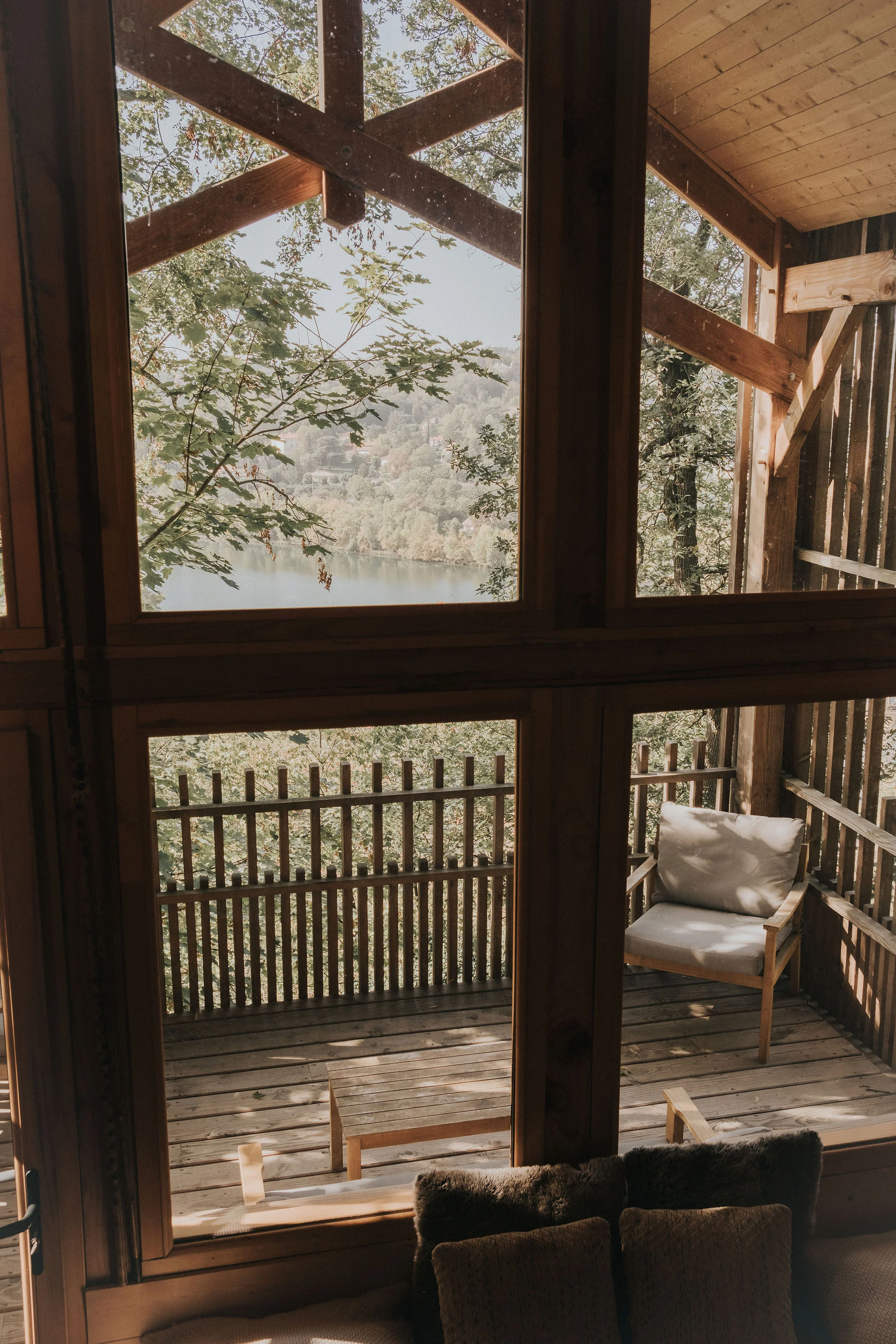 Terrasse avec vue — Lyon Country House